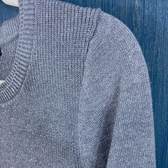Metallic shimmer silver Tommy Hilfiger sweater - Picture 6 of 7